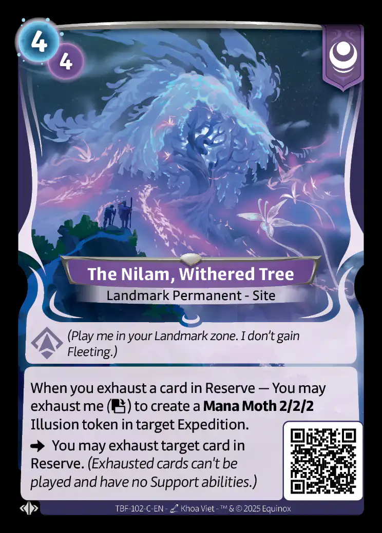 The Nilam, Withered Tree